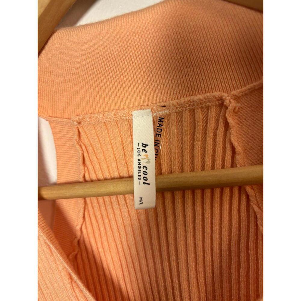 Be Cool Los Angeles Polo Ribbed Sweater Tank Top Size M/L - Picture 5 of 5